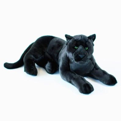 Schwarzer Panther Kuscheltier 81cm inspiriert durch WWF Plüschtier Kollektion