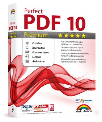 Perfect PDF 10 Premium inkl. OCR Modul - PDFs Erstellen, Bearbeiten, Umwandeln