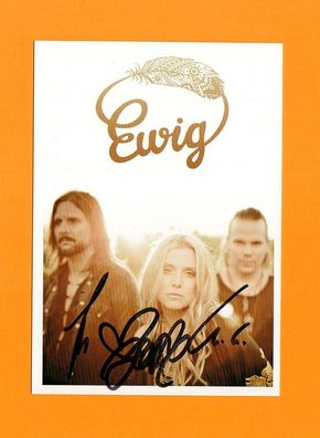 Ewig (Ewig ist eine deutsche Pop-Band, mit Jeanette Biedermann) - persönlich signiert