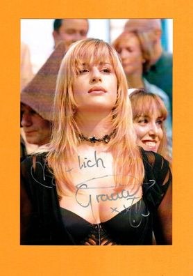 Gracia Baur ( deutsche Sängerin) - persönlich signiertes 18x13cm Foto