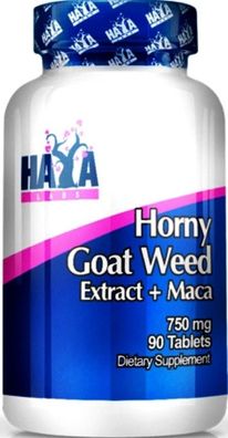 Haya Labs Horny Goat Weed Extract + MACA 90 tablets x 750 Mg