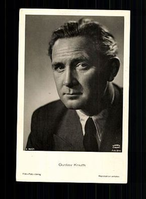 Gustav Knuth Film-Foto-Verlag 30er Jahre Postkarte Nr. A 3621/1 + P 6510