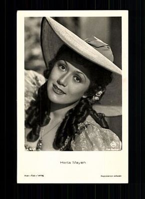 Herta Mayen Film-Foto-Verlag 30er Jahre Postkarte Nr. A 3672/1 + P 6538