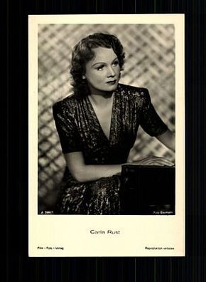 Carla Rust Film-Foto-Verlag 30er Jahre Postkarte Nr. A 3960/1 + P 6522