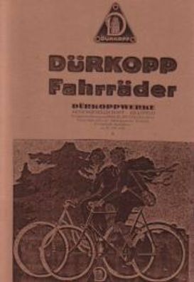 Dürkopp Fahrräder Fahrrad Katalog von ca 1923 , Diana 15, 93, 47A, 8, 19, 19E, 91