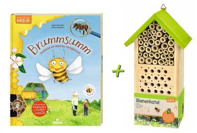 Expedition Natur Bienenhotel + Buch Brummsumm Entdecke die Welt der Honigbiene