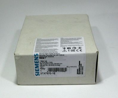 Siemens 3TX7570-1E Kastenklemmen für Lamellen-Kupferschienen