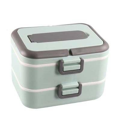 Stoneline® Stapelbare Thermo-Lunchbox, 5-tlg. mit 2 x 750 ml Fächer
