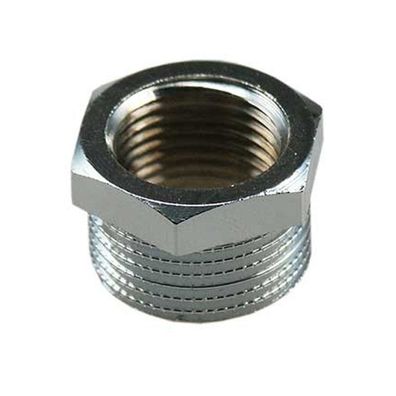 Reduzierstück, AG/ IG, 1/2" - 3/4", Messing verchromt, Reduzierbuchse