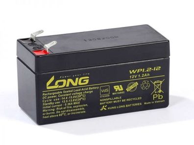 Akku kompatibel AMP9033 12V 1,2Ah AGM Blei Batterie wiederaufladbar wartungsfrei