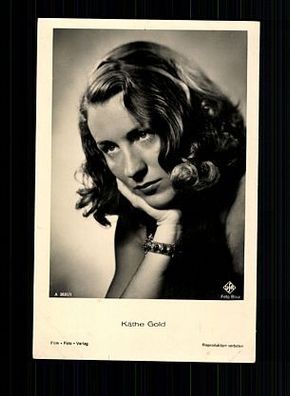 Käthe Gold Film-Foto-Verlag 30er Jahre Postkarte Nr. A 3631/1 + P 6550