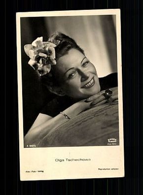 Olga Tschechowa Film-Foto-Verlag 30er Jahre Postkarte Nr. A 3837/2 + P 6584