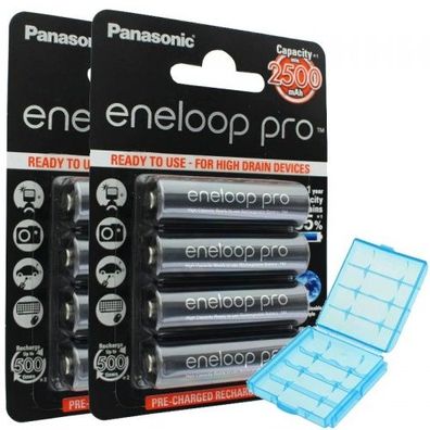 Panasonic eneloop Pro (ehem. Sanyo eneloop Pro) Technology 8er Pack HR-3UWX 2500
