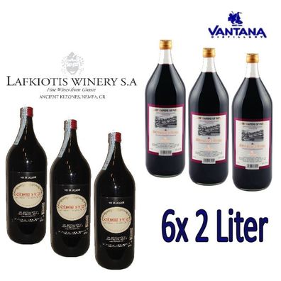 12 Liter Mavrodaphne aus Patras Lafkioti und Vantana Likörwein Dessertwein Süßwein