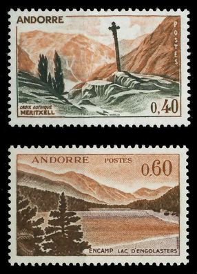 Andorra (FRANZ. POST) 1965 Nr 191-192 postfrisch SB0EE5E