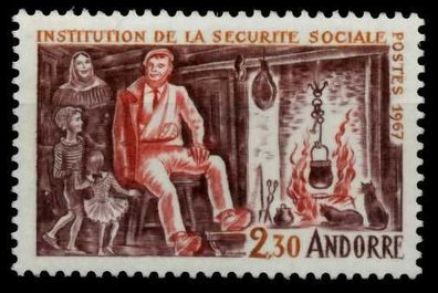Andorra (FRANZ. POST) 1967 Nr 203 postfrisch SB0EEFA