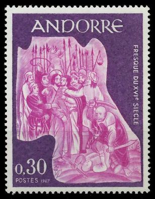 Andorra (FRANZ. POST) 1967 Nr 205 postfrisch X0847C2