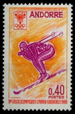Andorra (FRANZ. POST) 1968 Nr 207 postfrisch SB0EF32