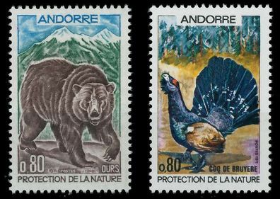 Andorra (FRANZ. POST) 1971 Nr 230-231 postfrisch SB147BE