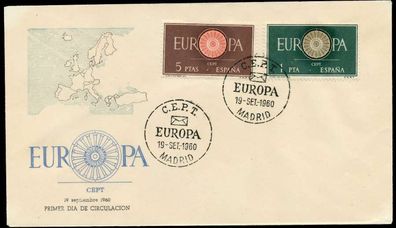 Spanien 1960 Nr 1189-1190 BRIEF FDC X0894CA