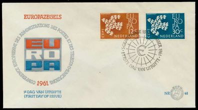 Niederlande 1961 Nr 765-766 BRIEF FDC X089516