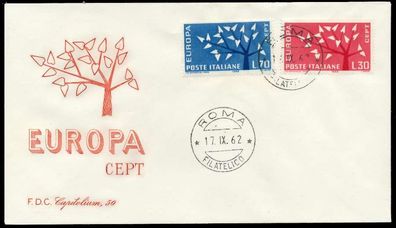 Italien 1962 Nr 1129-1130 BRIEF FDC X089532