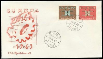 Italien 1963 Nr 1149-1150 BRIEF FDC X0895AE