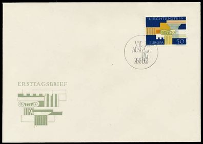 Liechtenstein 1963 Nr 431 BRIEF FDC X0895B2