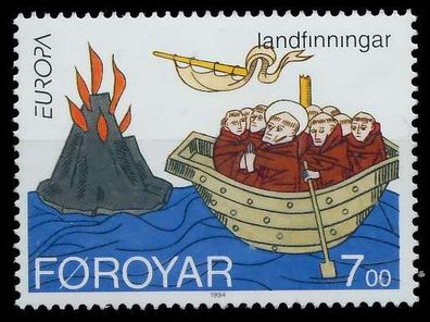 FÄRÖER 1994 Nr 261II postfrisch X08EA16