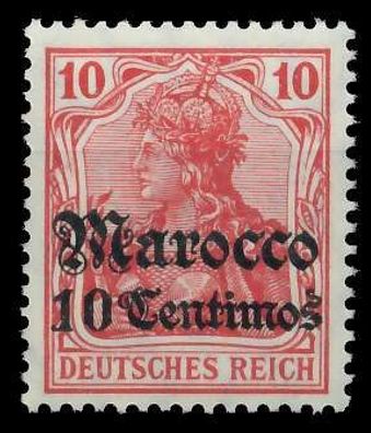 Deutsche Auslandspostämter Marokko Nr 36 postfrisch X09AD8A