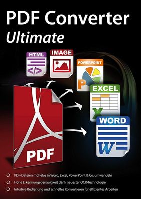 PDF Converter Ultimate - PDFs umwandeln und bearbeiten in Word, Excel, PowerPoint