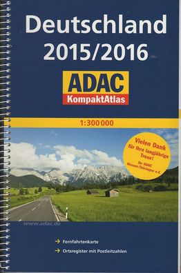 ADAC KompaktAtlas Deutschland 2015/2016