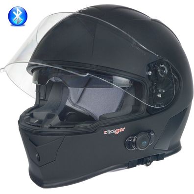 RT-770 Bluetooth Integralhelm Motorradhelm Integral Motorrad Quad Helm rueger