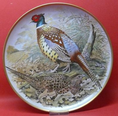 Wandteller Gamebirds of the world Chinese Ring Necked Pheasan Signierte by Basil Ede