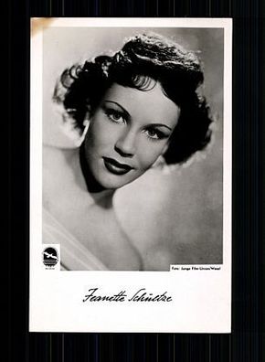 Jeanette Schuetze Postkarte 50er Jahre + P 7086