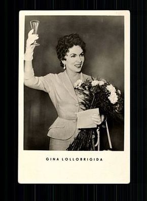 Gina Lollobrigida VEB 60er Jahre Postkarte Nr. G 590 + P 7159