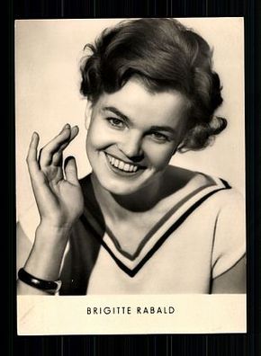Brigitte Rabald VEB 60er Jahre Postkarte Nr. G 965 + P 7160