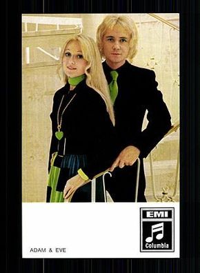 Adam & Eve Electrola 60er Jahre Postkarte + P 7306