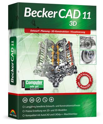 BeckerCAD 11 3D Architektur, Maschinenbau, Elektrotechnik, Modellbau CADProgramm