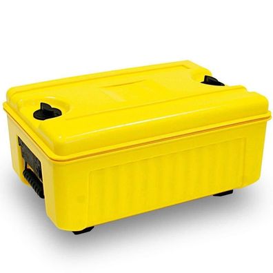 Isolier Transportbox, -40° bis + 100°C, Top-Lader, 35 Liter, gelb, 620x420x405 mm