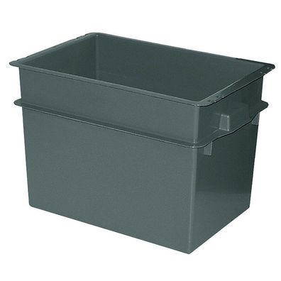 Konischer Mehrzweckbehälter, LxBxH 800 x 600 x 550 mm, 200 Liter, schwarz