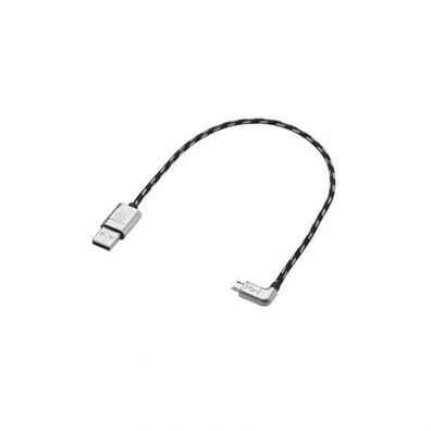 Original VW Anschlusskabel USB-A auf Micro-USB Kabel 30cm gewinkelt 000051446AQ