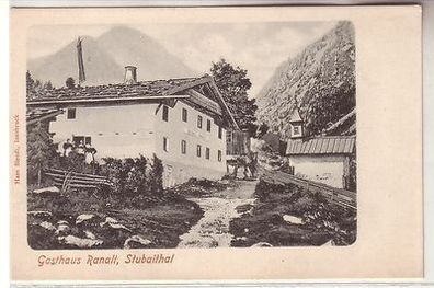 60124 Ak Stubaithal in Tirol Gasthaus Ranalt um 1900