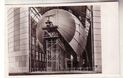 59554 Ak Luftschiff Zeppelin LZ 129 in Bau um 1935