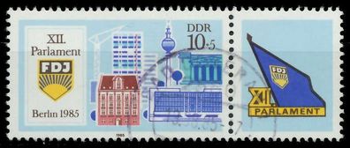 DDR Zusammendruck Nr WZd629 gestempelt WAAGR PAAR X0A18C2