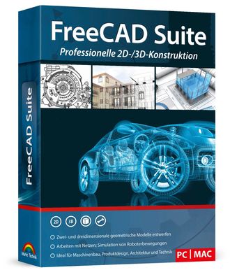 Free CAD Suite - CAD Programm inkl. PDF Handbuch - Windows und MAC Version 