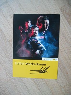 Deutsche Post Speed Academy Rennfahrer Stefan Wackerbauer - handsigniertes Autogramm!