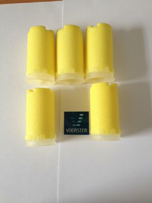 Sinter - Kunststofffilter gelb, rund Heizoelfiltereinsatz Oelfiltereinsatz