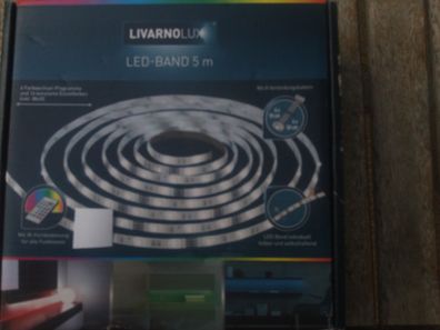 Livarno Lux LED-Band 5 Mtr. Farbwechsel dimmbar mit Fernbedienung