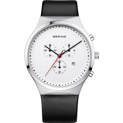 Bering Herren Uhr Armbanduhr Chronograph Classic - 14740-404 Leder